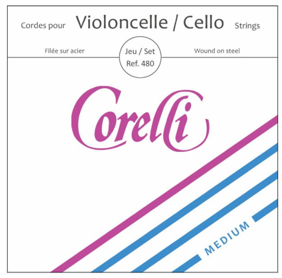 Strings Corelli C Strings | Corelli Crystal Cello C String Tungsten/Alloy Wound On Steel Rope