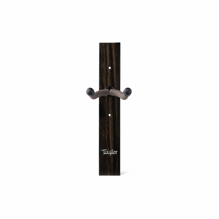 Accessories Taylor Guitars Instrument Stands & Holders | Taylor Guitar Wall Hanger - Ebony, Acrylic Logo Inlay