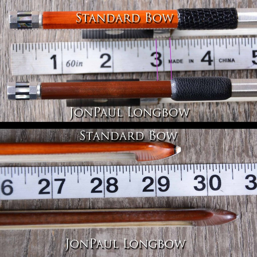 Bows JonPaul Carbon Fiber Violin Bows | Jonpaul Longbow Violin Bow