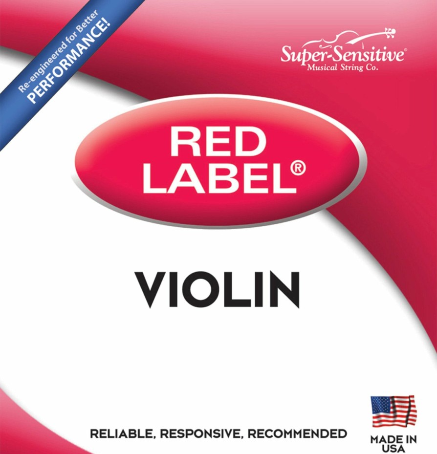 Strings D'Addario A Strings | Red Label Violin A String Nickel