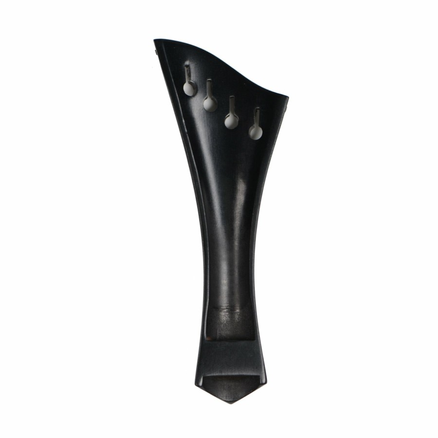 Accessories Supreme Chinrests & Fittings | Harp Model Ebony Professional Violin Tailpiece